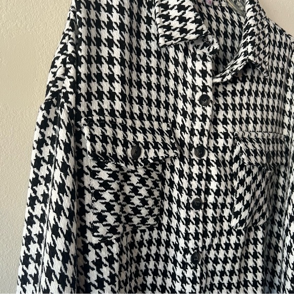 Jess Lea Sonoma Houndstooth Shacket - Picture 6 of 16